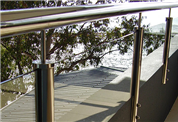Stainless Steel and Glass